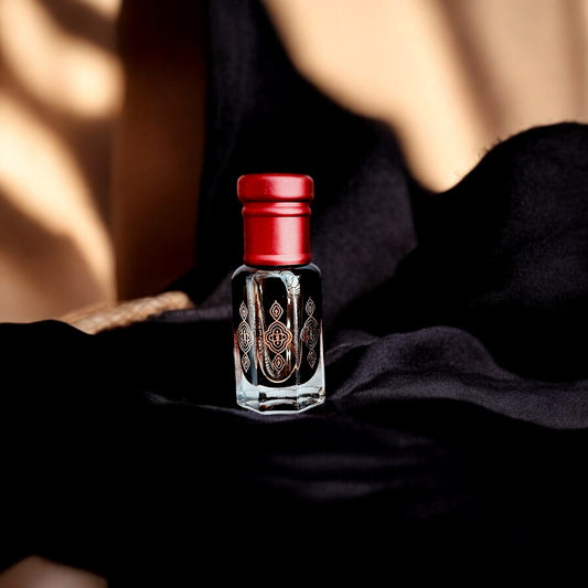Black Musk Perfume Oil. Unisex Alcohol-Free Oriental & Balsamic Fragrance - Marwa