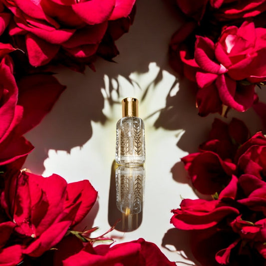 Arabian Rose Perfume Oil. Feminine Alcohol-Free Rose Fragrance - Marwa