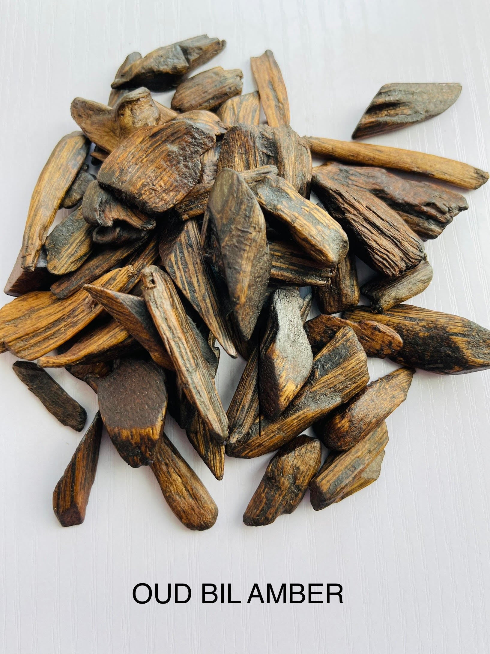 Oud Chips Bakhoor Incense Oud Bill Amber - Marwa